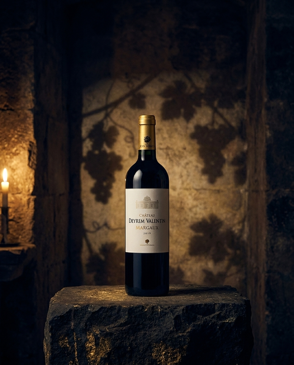 Deyrem Valentin Margaux — cave SUDVIE, luz de vela