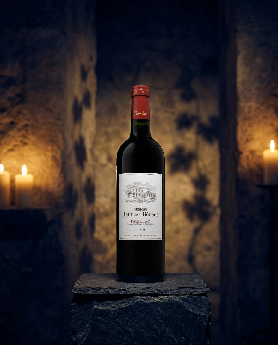 Haut de la Bécade Pauillac — cave SUDVIE, luz de vela