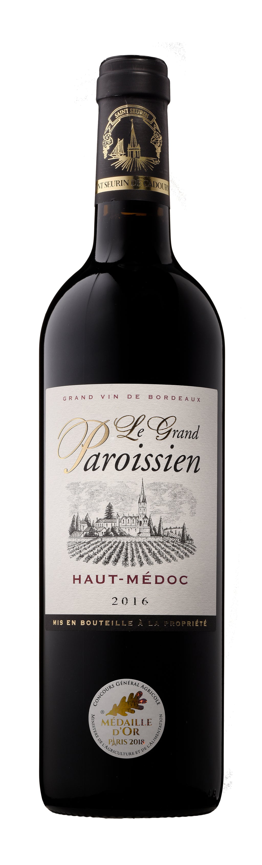 2016 Le Grand Paroissien — Haut-Médoc, Medalha de Ouro Paris 2018