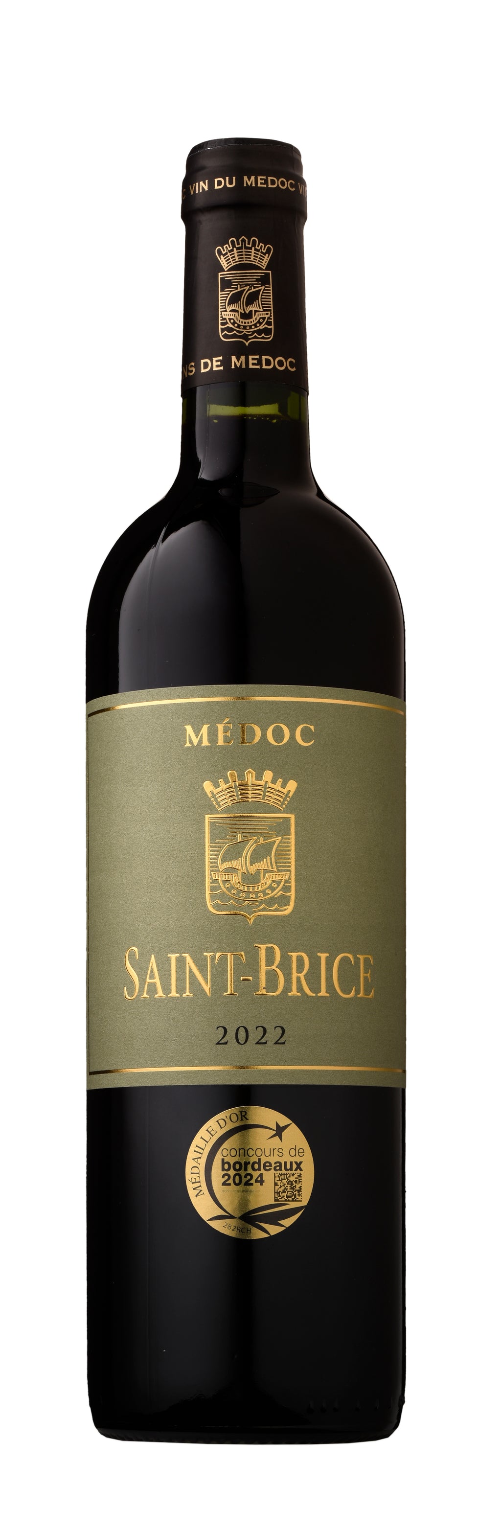 2022 Saint-Brice Médoc — Medalha de Ouro Concours de Bordeaux 2024